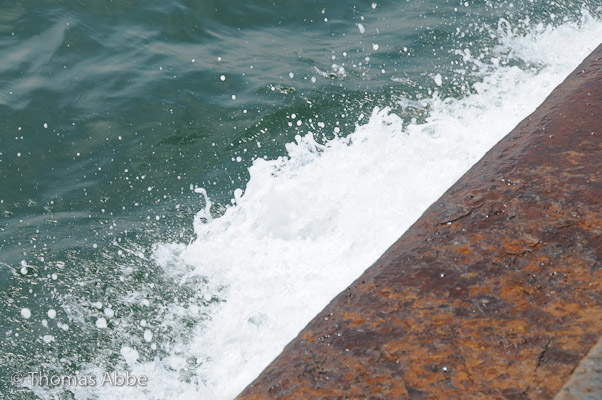 Bow of the Shelter Island Ferry